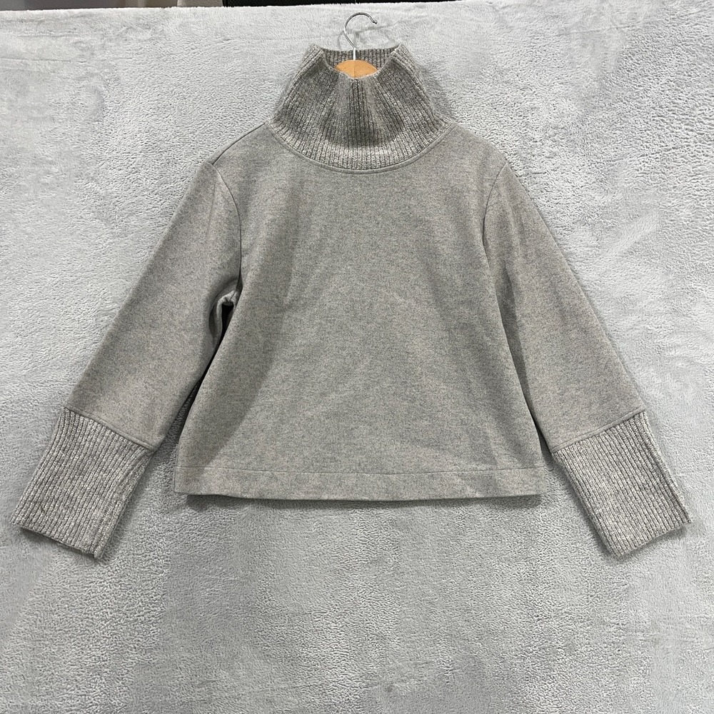 Banana Republic Sweater Women Small Mock Neck Long Sleeve Pullover Preppy Career